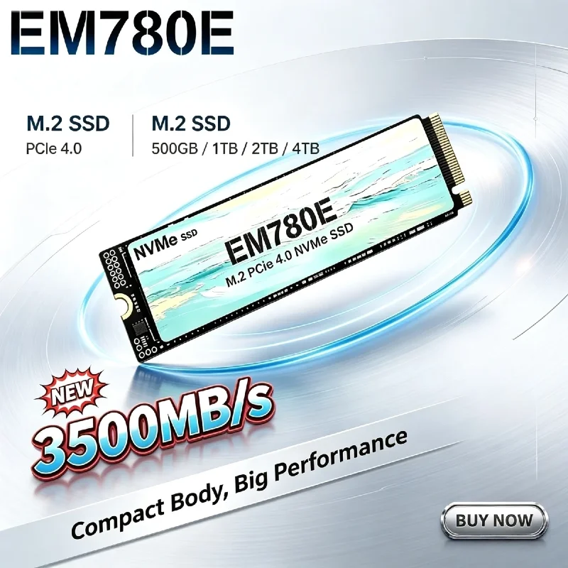 M.2 Nvme 4Tb Pcie 4.0 Ssd - EM780E M.2 NVMe PCIe 4.0 SSD