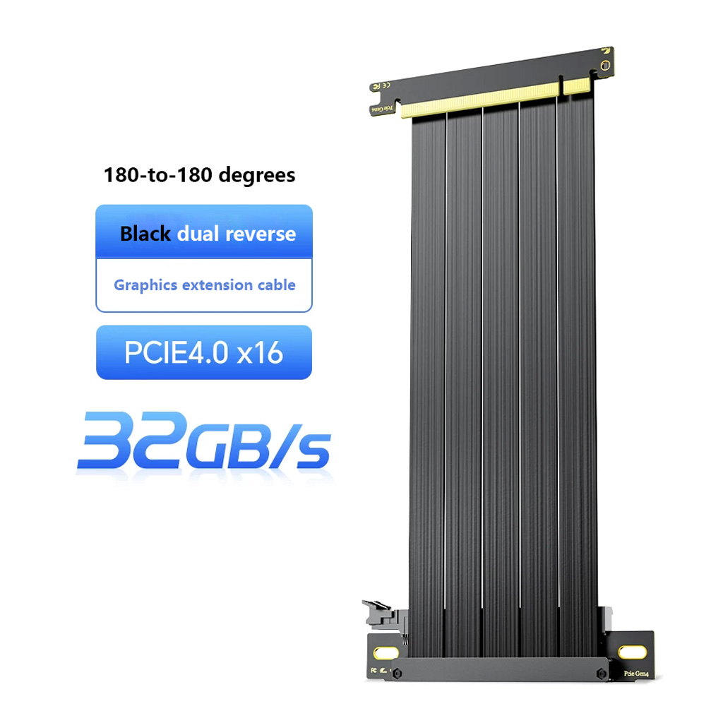 Kabel Riser Ekstensi GPU PCIe  - Pcie 4.0 X16 Riser Cable 90 Degree ulasan dan harga
