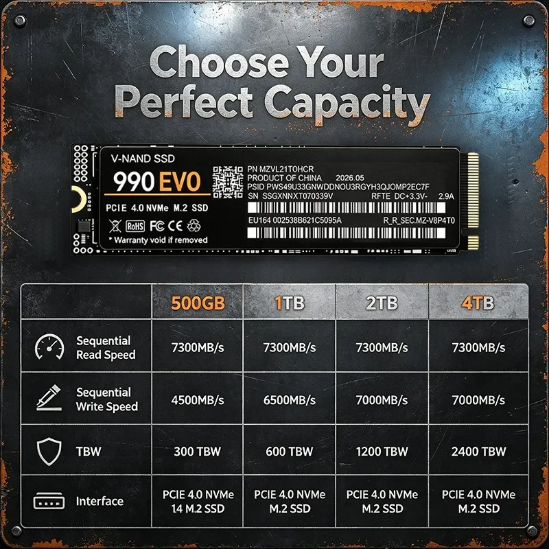 SSD TLC 3D NAND 7300MB/s 500GB - M.2 Nvme 4Tb Pcie 4.0 Ssd ulasan dan harga
