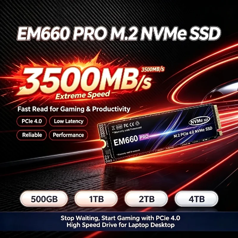 EM660 M.2 NVMe PCIe 4.0 SSD 50 - M.2 Nvme 4Tb Pcie 4.0 Ssd ulasan dan harga