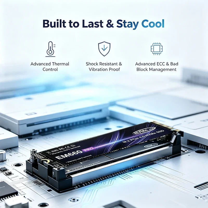 EM660 M.2 NVMe PCIe 4.0 SSD 50 - M.2 Nvme 4Tb Pcie 4.0 Ssd ulasan dan harga