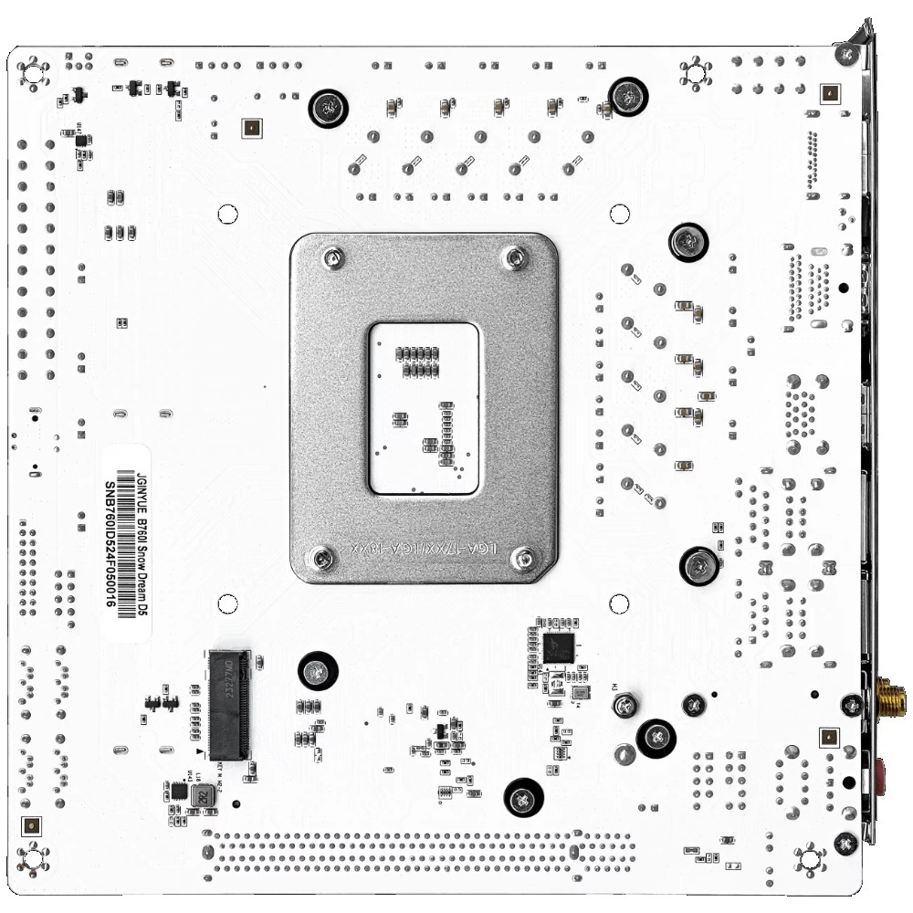 JGINYUE B760i-Snow Dream, moth - Lga 1700 Ddr5 Itx Motherboard ulasan dan harga