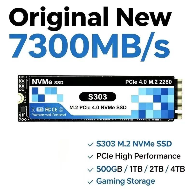 SSD Internal M.2 NVMe S303 asl - M.2 Nvme 4Tb Pcie 4.0 Ssd ulasan dan harga