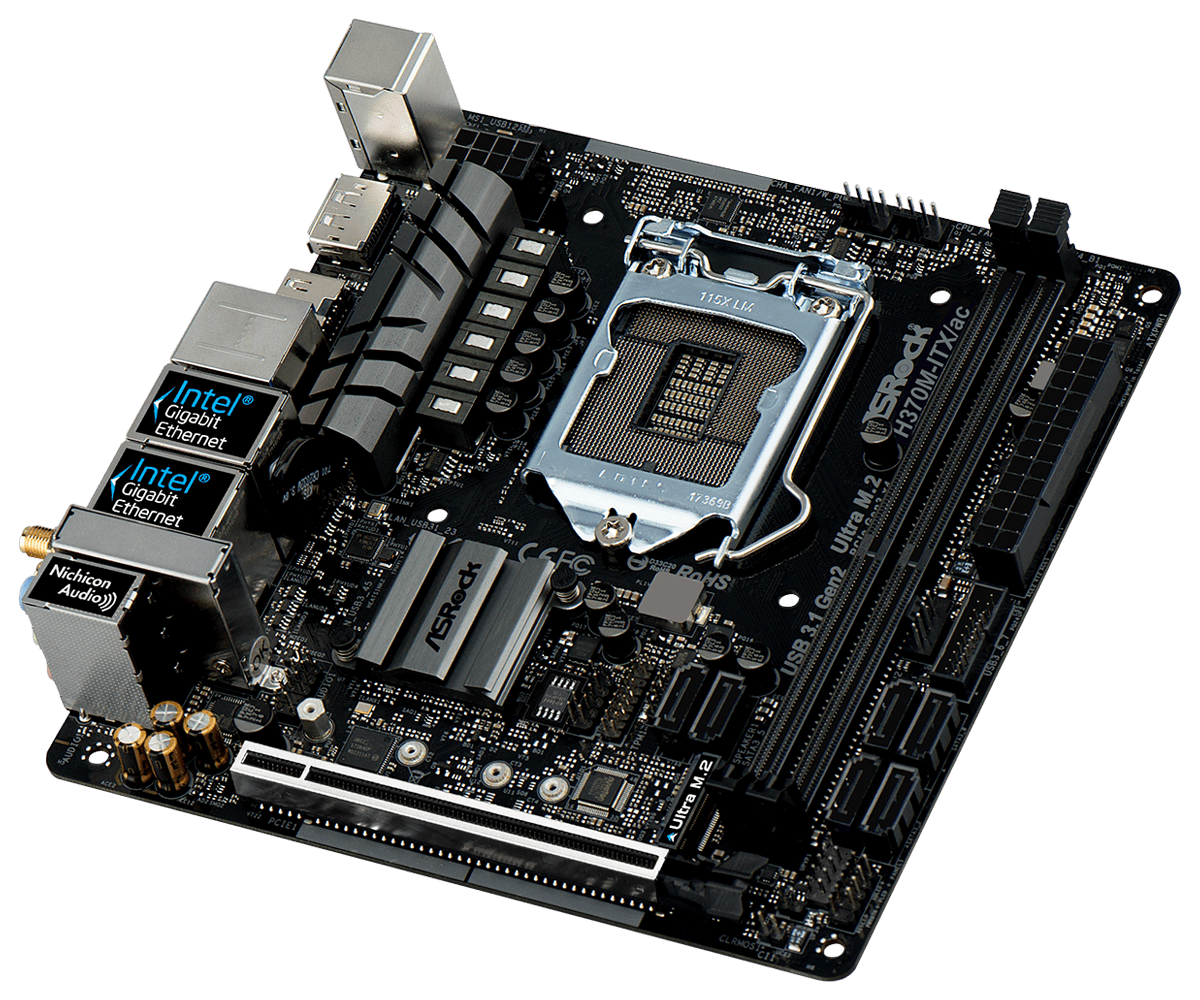 ASRock H370M-ITX/ac Mini-ITX m - B650 Itx Motherboard Wifi ulasan dan harga